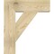 Ekena Millwork Traditional Block Rough Sawn Bracket, Douglas Fir, 6"W x 24"D x 28"H BKT06X24X28TRA05RDF - alternate 4